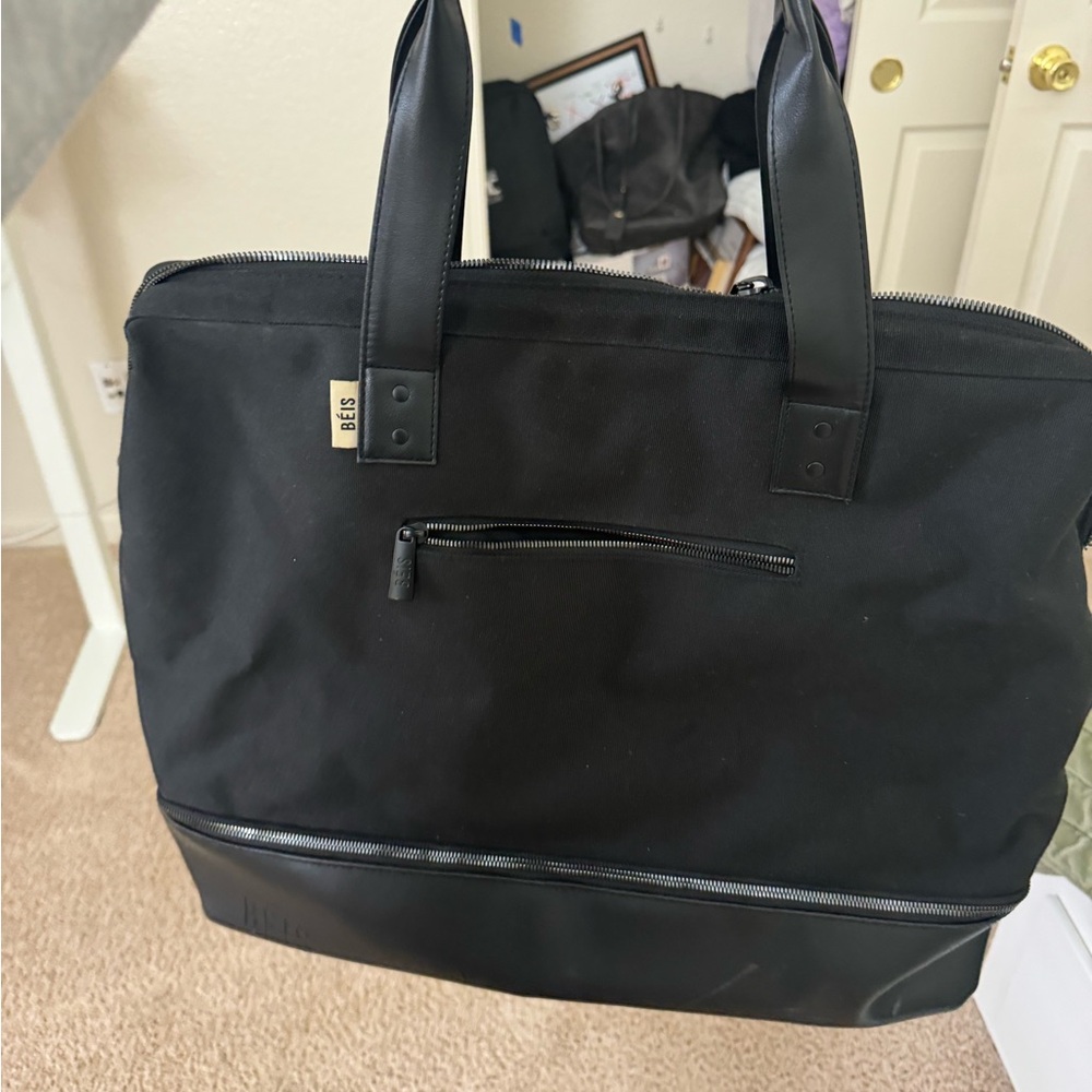BEIS Black Travel Bag